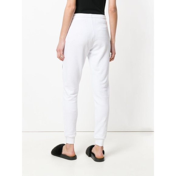 ZOE KARSSEN Tiger PATCH Track PANTS White PS181129 COTTON Blend ( S ) - Picture 3 of 3